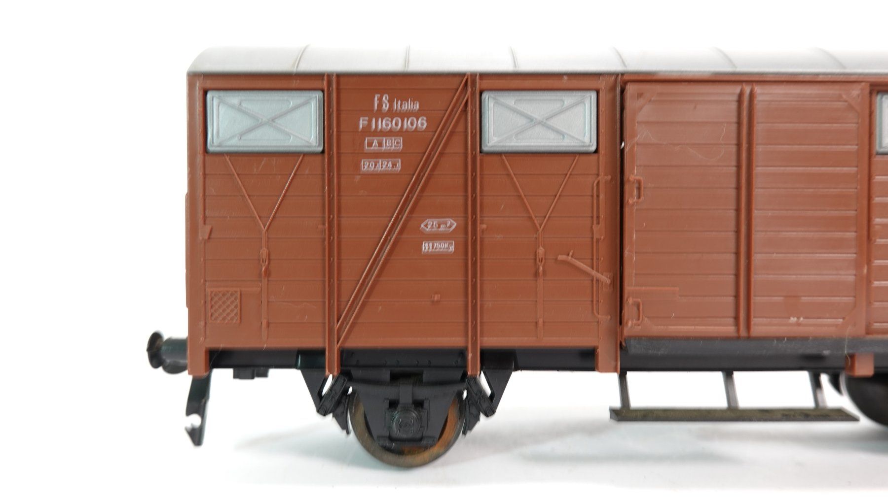 Lima Modelleisenbahnen: e72 Lima Spur 0 FS Güterwagen braun / Spielware | 971 – Gebraucht aus Thun von evinka_gmbh 7