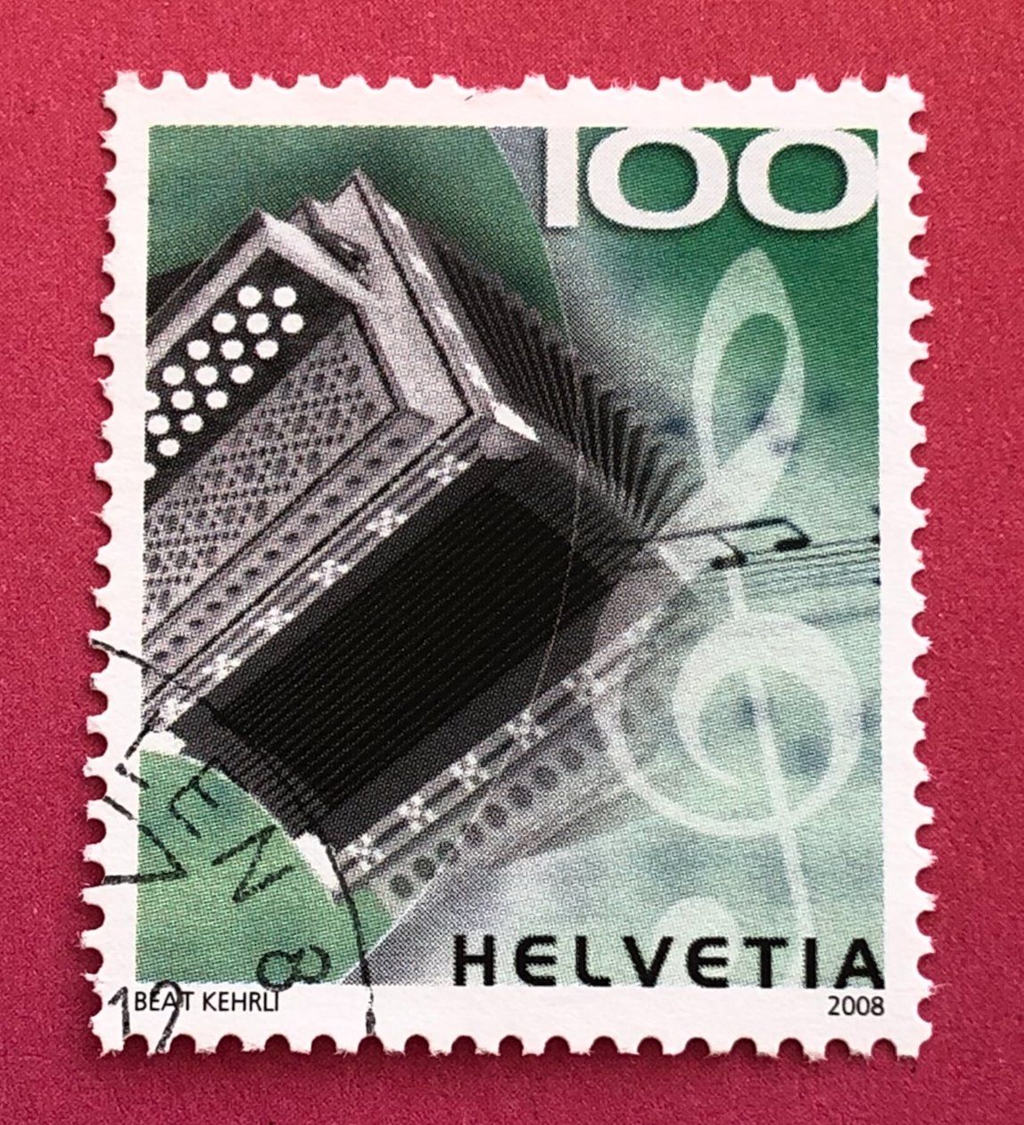 Tutti i francobolli: Nr.1268 Volksmusik GESTEMPELT 2008    – Usato da Aarau venduto da Billa007