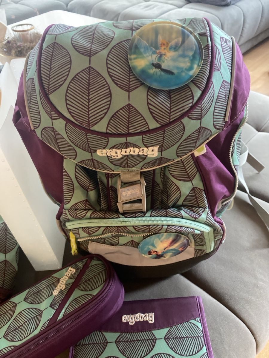 Kindertaschen: Ergobag Schulrucksack Set Schniekalabim mint – Gebraucht aus maienfeld von milkywayicf 1