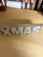 Holzbuchstaben XMAS Dekoration Weihnachten neu