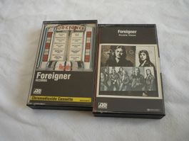 2x  Musikkassette - Foreigner - 70s 80er Rock Metal