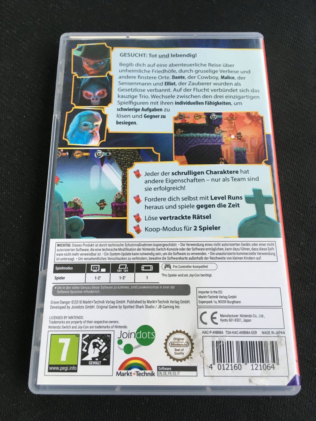 Nintendo Spiele: Grave Danger für Nintendo Switch – Gebraucht aus St.Gallen von sjosjo 1