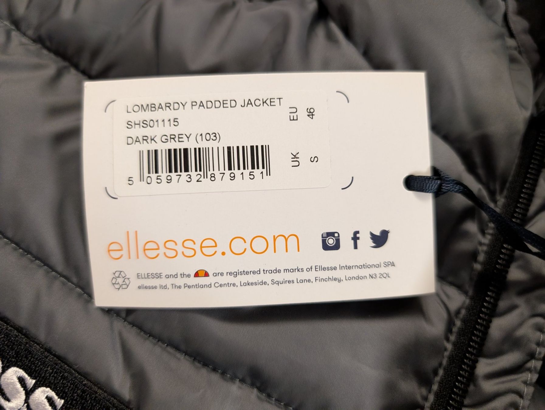 Ellesse Giacche: Veste hiver Ellesse S – Nuovo e nell'imballaggio originale da Les Bayards venduto da YanBur 2