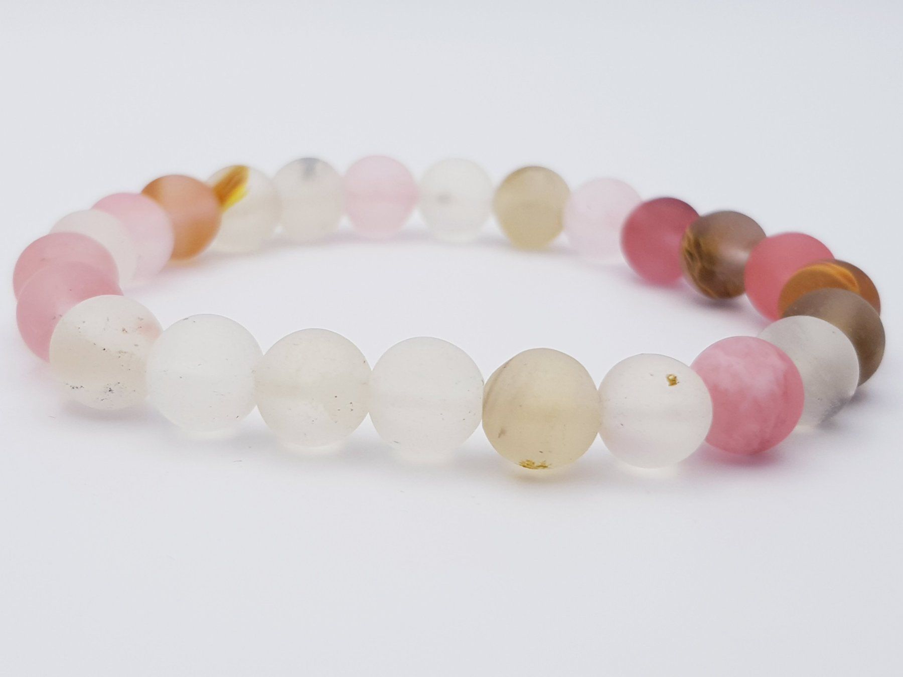 Bracciali & Braccialetti: Armband Edelstein geeister Achat – Nuovo e nell'imballaggio originale da Menziken venduto da Zyropa 1