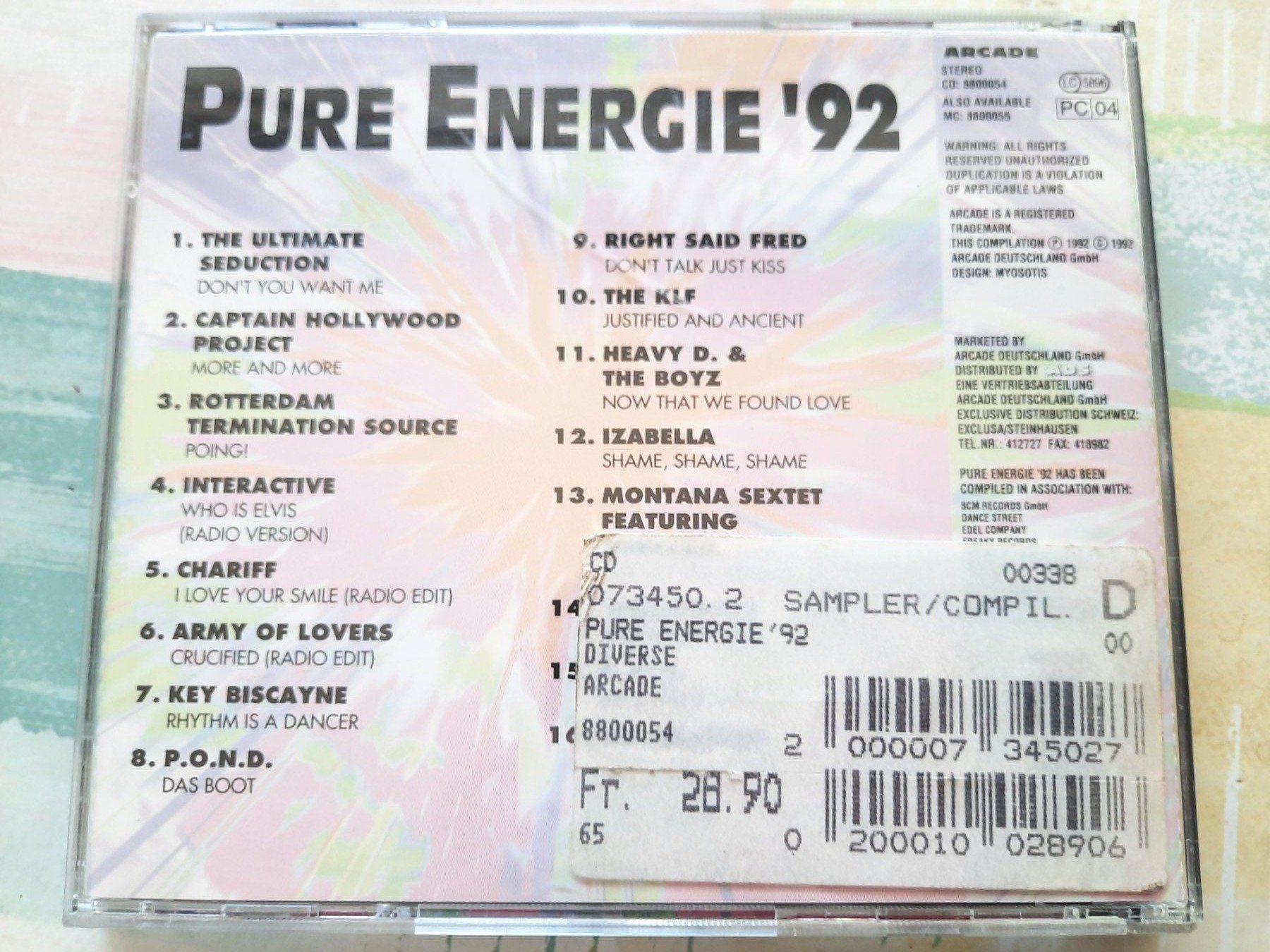 CDs: Cd Pure energie 92 – Gebraucht aus Pully von bro_n52j 1