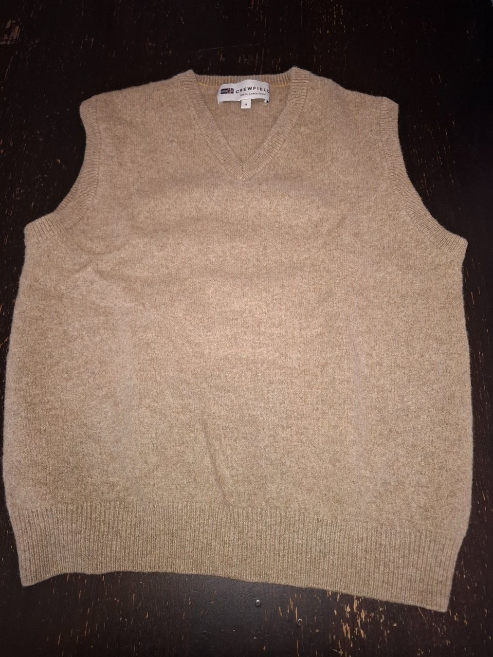 Maglioni & Felpe: Crewfield Lambswool Pullunder Beige Grösse M-Top! Neuwertig – Nuovo (secondo la descrizione) da Meilen venduto da Anfield1