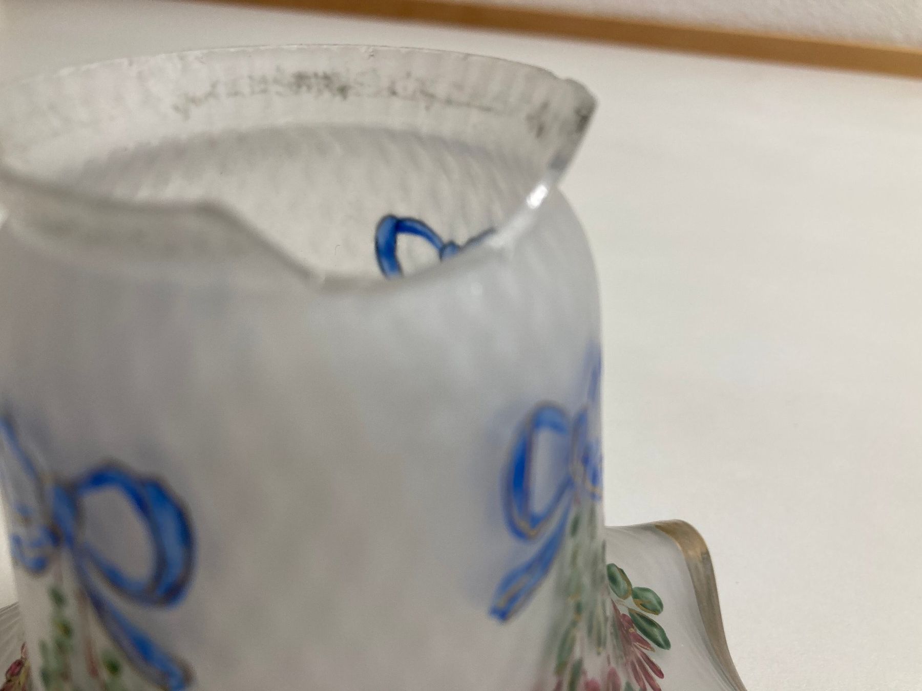 Lampenschirme: Vintage Lampenschirm Handbemalt – Gebraucht aus Weissbad von Hado42 2