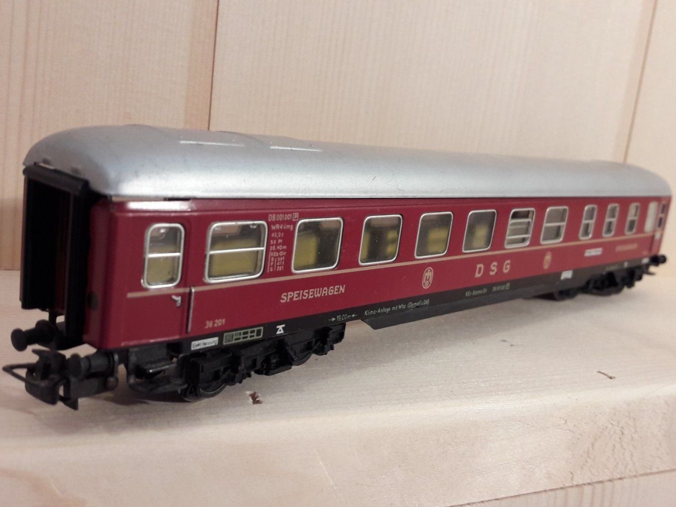 Märklin Modellini di ferrovie: Märklin HO AC : DB wagon-restaurant "WR4 – Usato da Buttes venduto da Cafe2005 5