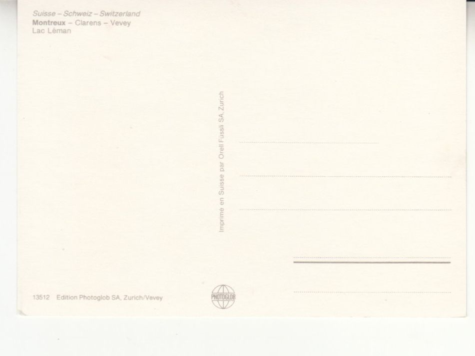 Cartes postales: Montreux ca. 1970 – D'occasion à Bürglen TG par StampGraf 1