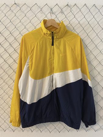 2010’s Vintage  Nike Big Swoosh Tracktop color block Size M