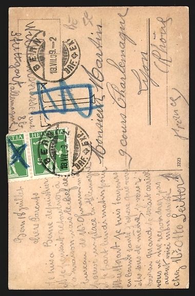 Cartoline postali: Bern, Kornhausbrücke, Alpenpanorama, Ze – Usato da Berlin venduto da bartko-reher 1