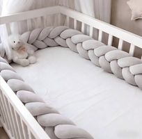 Geflochtene Bettschlange  für Baby- / Kinderbett  4,4 m