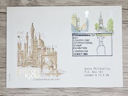 CL06 Enveloppe + Timbre England 1980