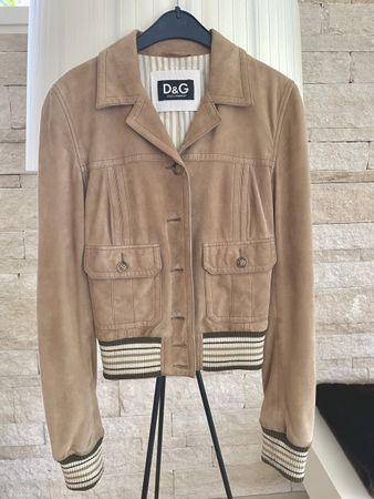 D&G Dolce & Gabbana Wildleder Jacke Vintage