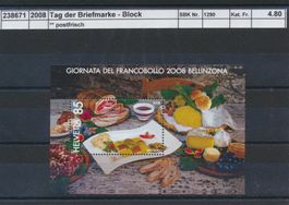 2008 "Tag der Briefmarke" - Block, ** postfrisch