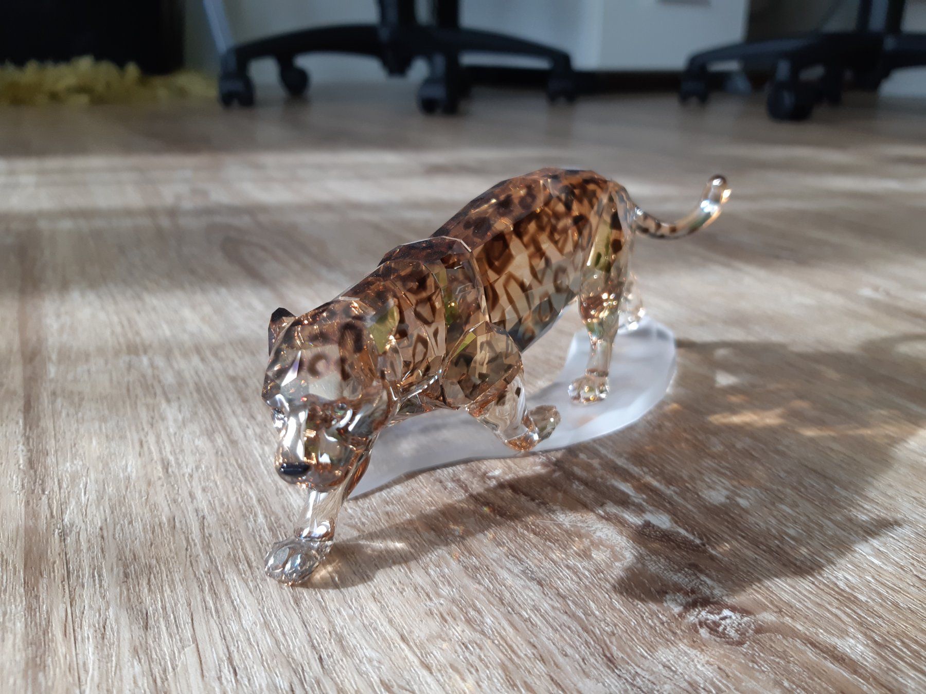Swarovski Statuette: Swarovski Golden Shine Jaguar – Nuovo (secondo la descrizione) da Thierachern venduto da Shila99 1