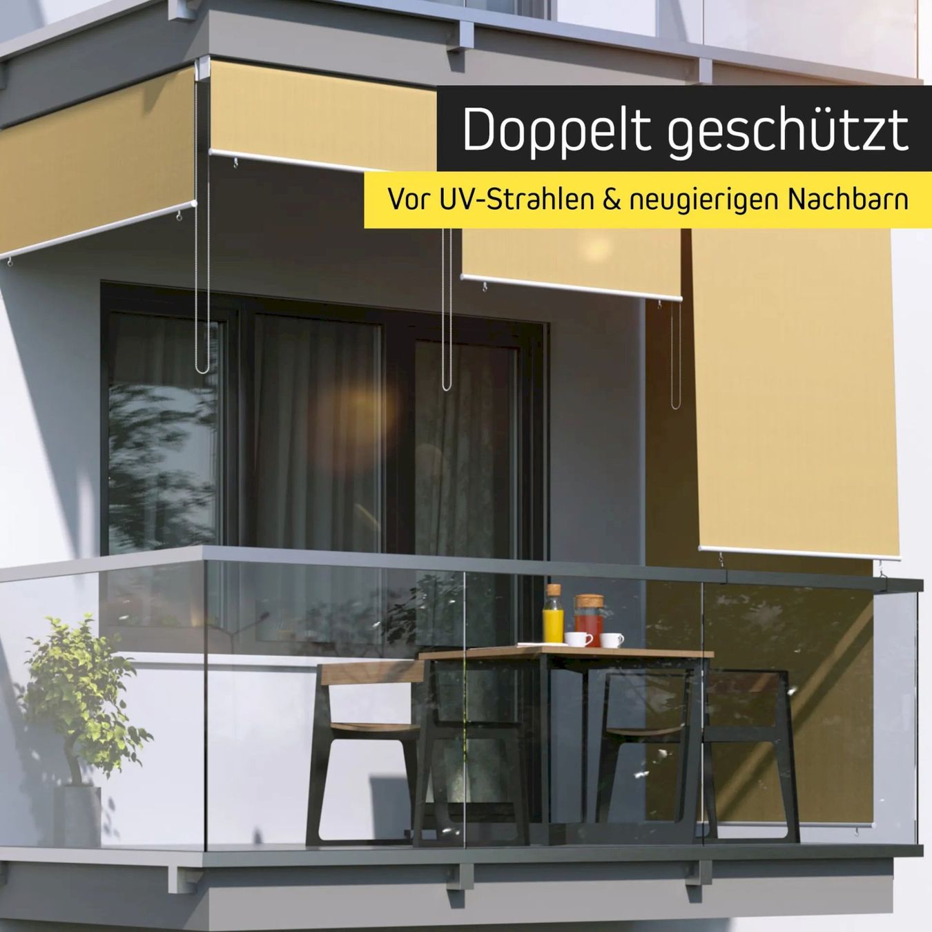 Markisen: Aussenrollo - Senkrechtmarkise 220x240cm – Neu und originalverpackt aus Bottighofen von zaap 6