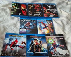 LOT 8 BLU-RAY + 4K ULTRA HD SPIDERMAN SAGA COMPLÈTE MARVEL