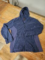 Mammut Damen Fleece Jacke blau mit Kapuze, Gr. L 