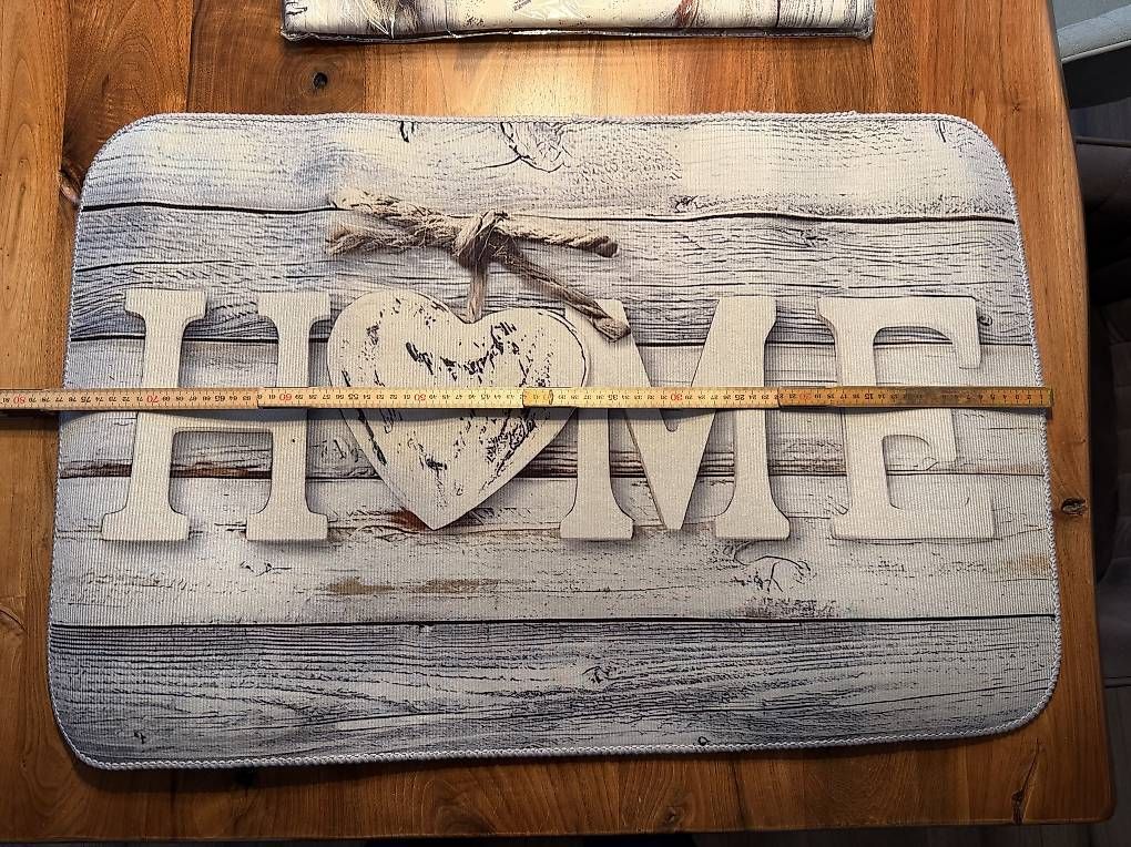 Tappeti: Fussmatte "Home" im Shabby Chic Look - Herbstdeko! – Usato da Häggenschwil venduto da _kick 2