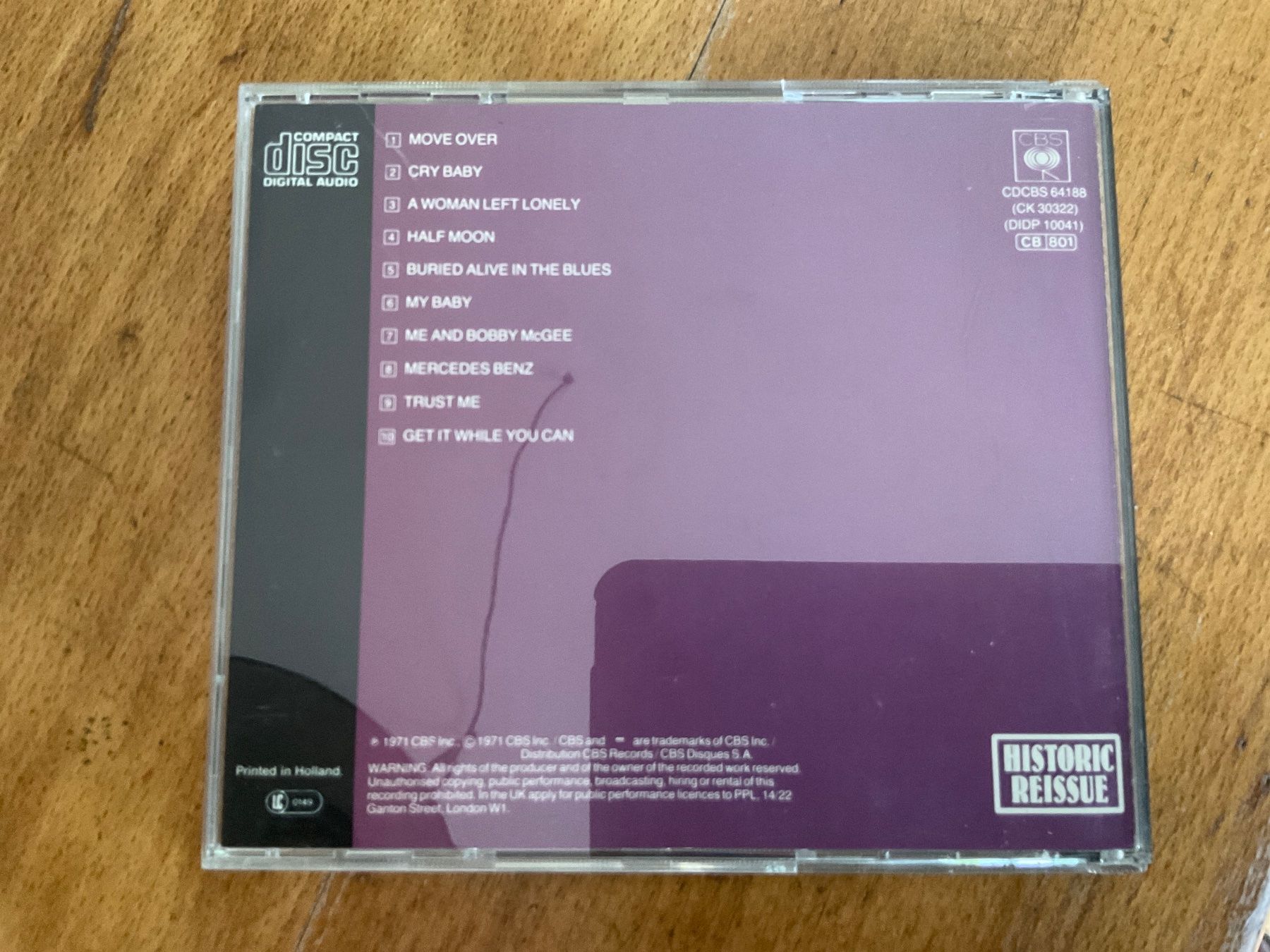 CDs: Jani Joplin Pearl CD – Gebraucht aus Delémont von vinylfreak01 1