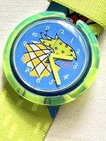 Swatch POP Uhr, Gruen Blau  
