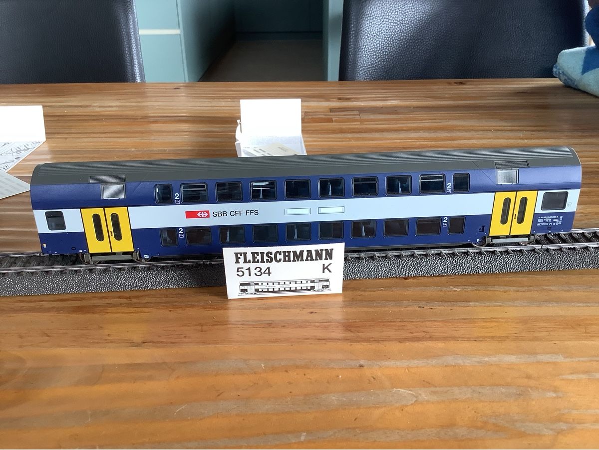 Fleischmann Trains électriques: Fleischmann SBB Dosto 5134 5133 1632 – D'occasion à Eglisau par Papillion 4