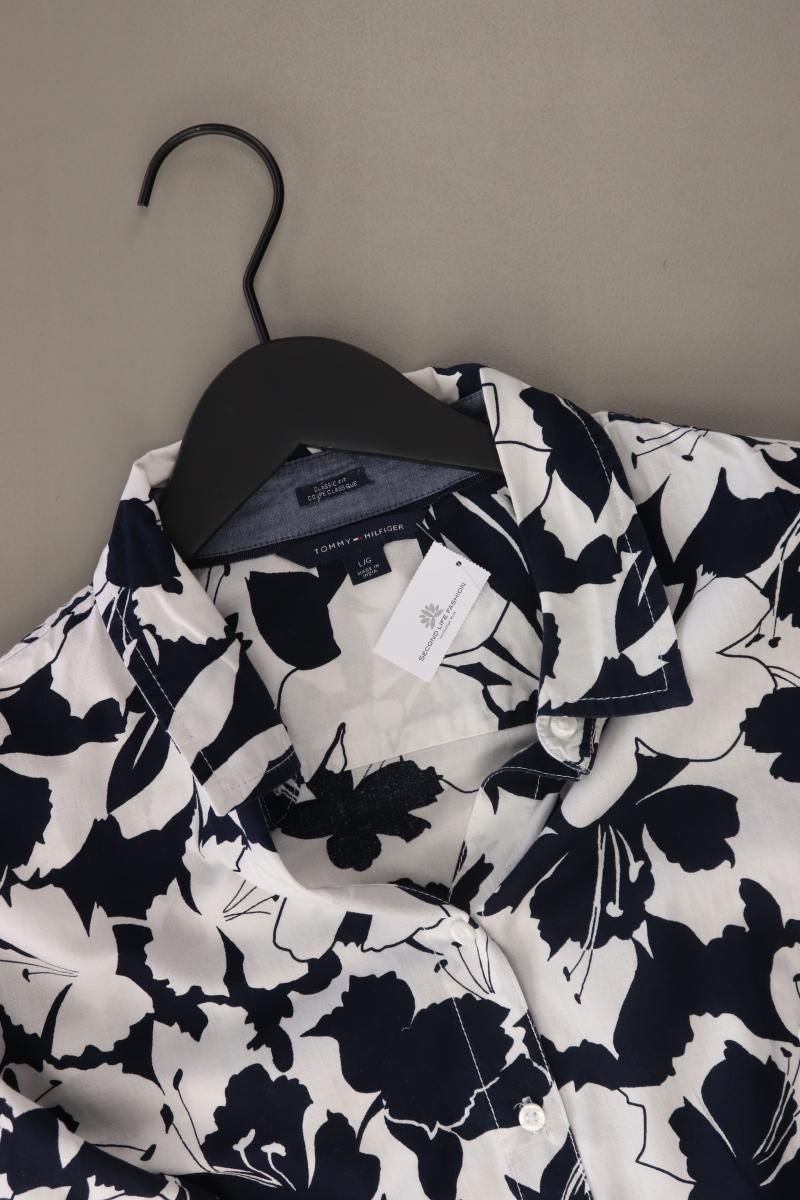 Camicette: Tommy Hilfiger Langarmbluse Gr. L blau – Usato da Neustadt an der Waldnaab venduto da SecondLifeFashion 1