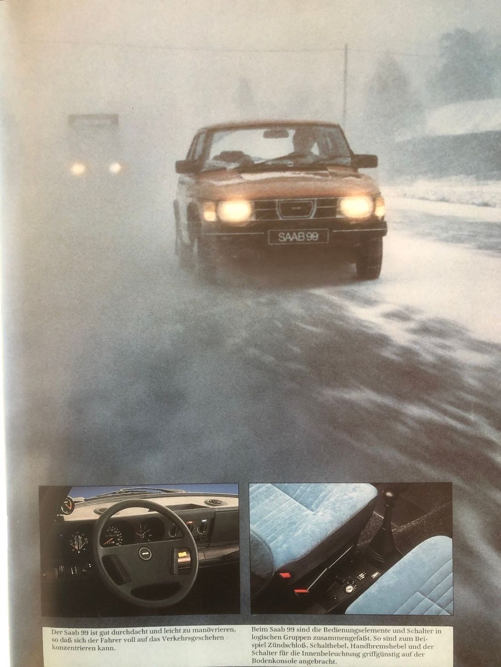 Libri: Saab 99 Prospekt in deutsch, 1981 – Usato da Safenwil venduto da efclassics 2