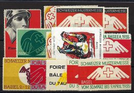 POSTEN VIGNETTEN BASLER MUSTERMESSE, **/*, DABEI SELTENE