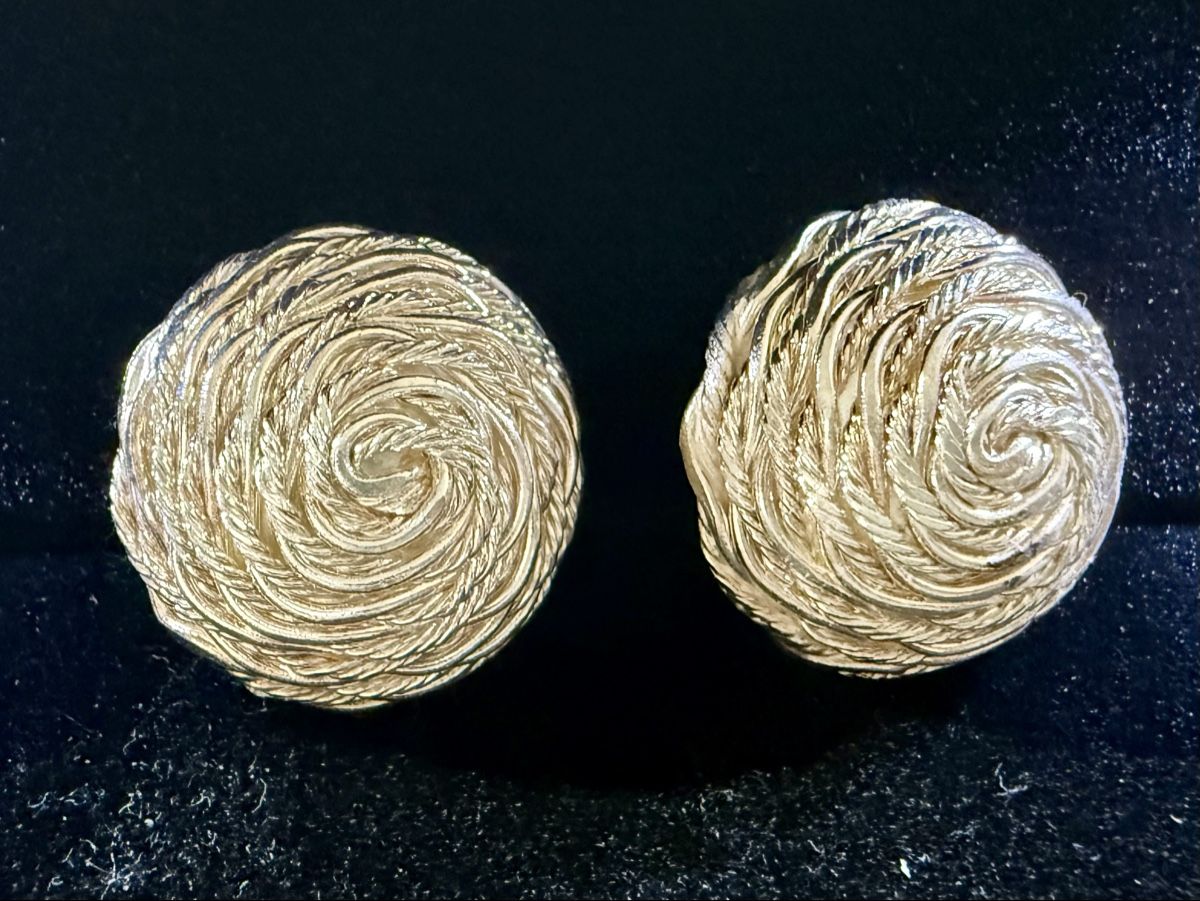 Orecchini pendenti & Orecchini a lobo: Vintage-Ohrringe Cabouchon Paris – Usato da Lamone venduto da LaCantinaMagica 2