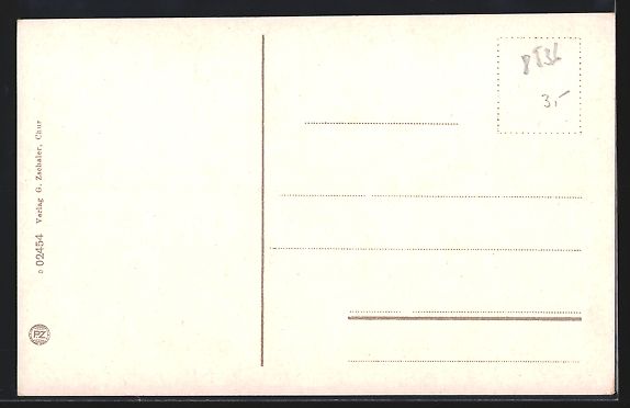 Cartes postales: Malix ob Passugg, Ortsansicht mit Grida  – D'occasion à Berlin par bartko-reher 1