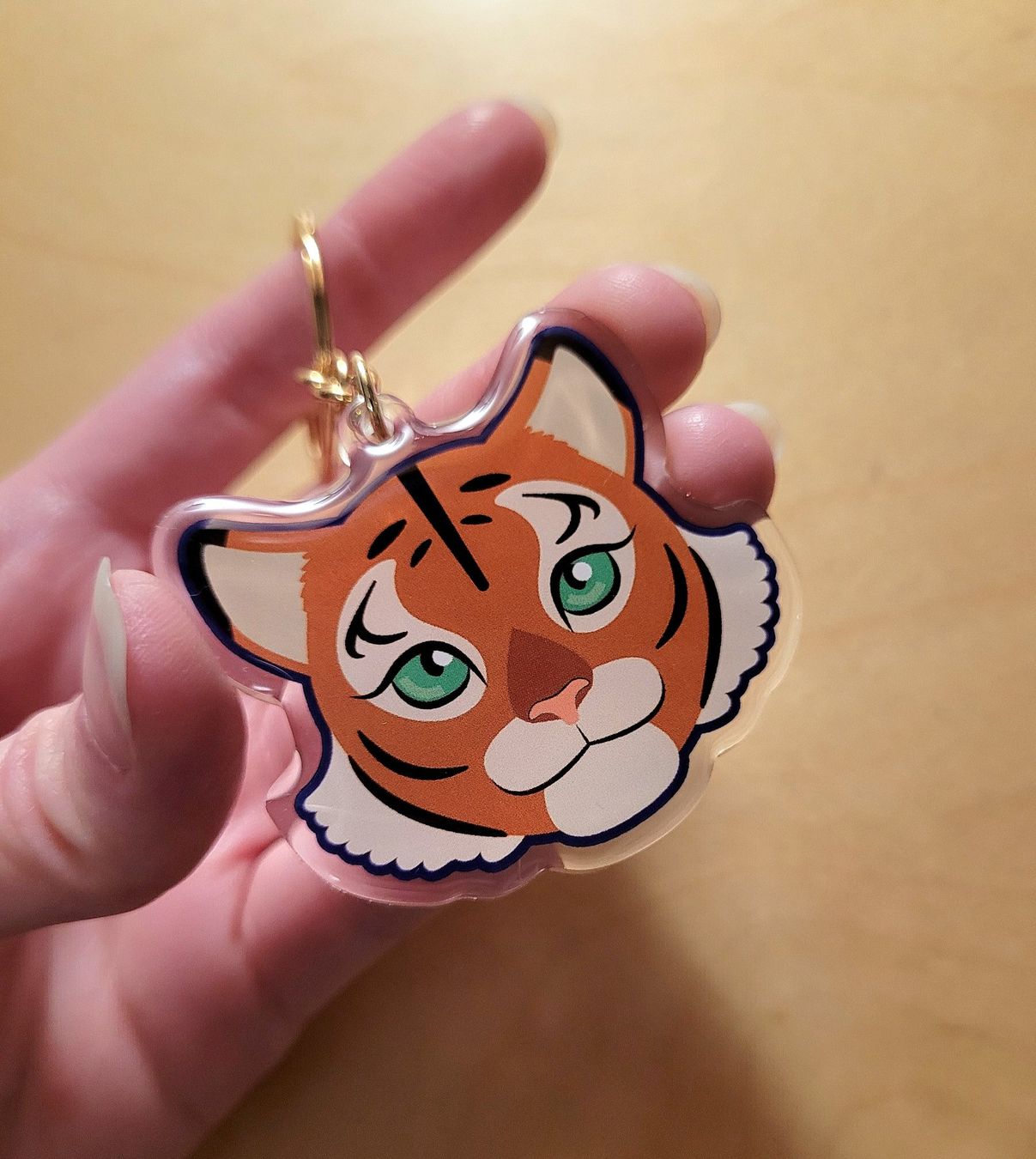 Portachiavi: Keychain Tigress - Tiger face – Nuovo (secondo la descrizione) da Bellinzona venduto da SFdesign