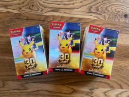 Pokemon 30th Celebration: Boosterbundles in Deutsch