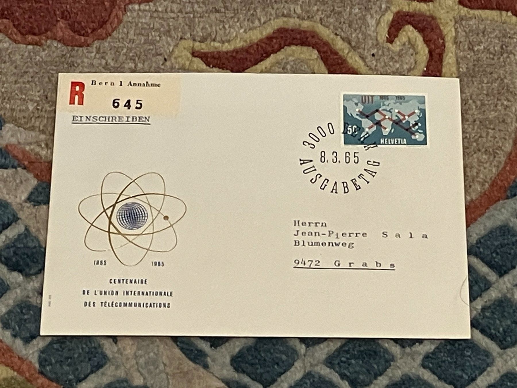 Couverts & Versandtaschen: CH FDC  Einschreiben 1965 – Gebraucht aus Koblenz von Markenhimmel