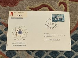CH FDC  Einschreiben 1965