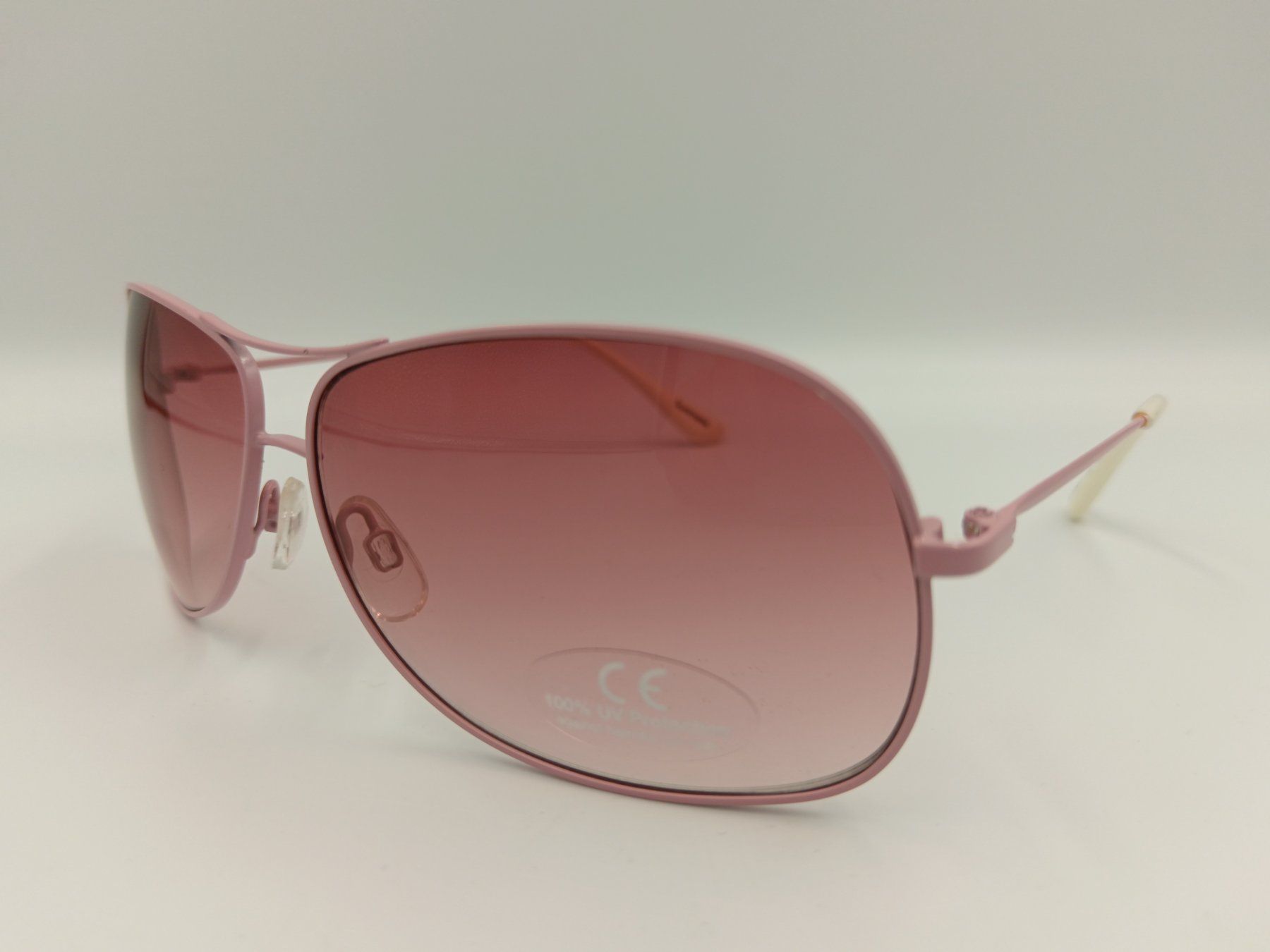 Brillen & Gläser: Sunmate Damen Sonnenbrille Aviator-Stil mit rosa – Neu und originalverpackt aus Bäch SZ von Swissy46