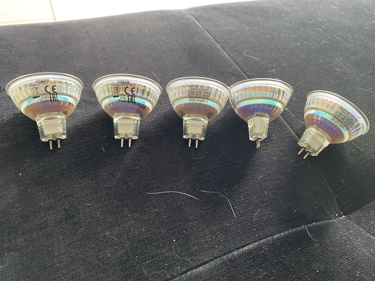 Osram Lampen: 5 Stk. LEDVANCE/Osram Halogen Lampen 12V, 6.5W - Top! – Neu (gemäss Beschreibung) aus Seewis Dorf von nor_w7dm