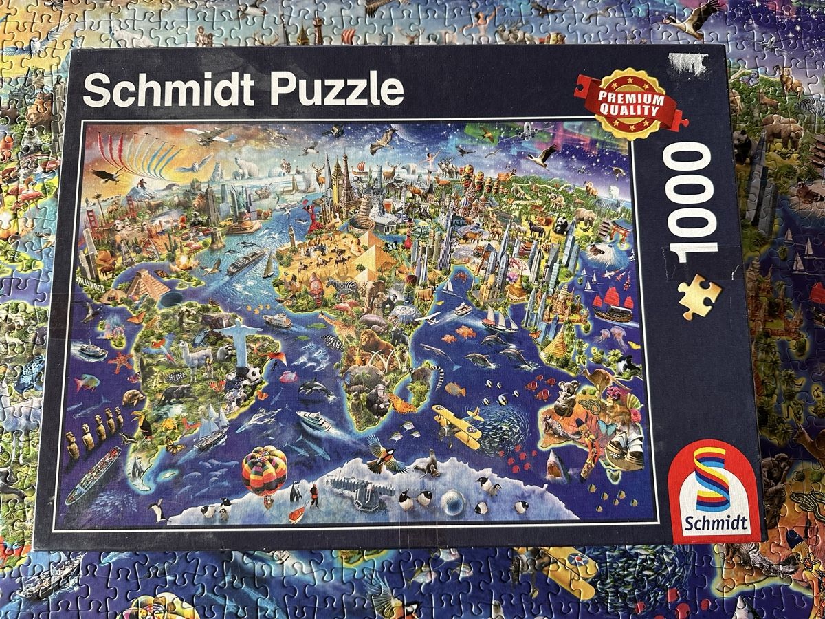 Puzzle: 1000 Puzzle: Entdecke unsere Welt – Usato da Ottikon venduto da lo99