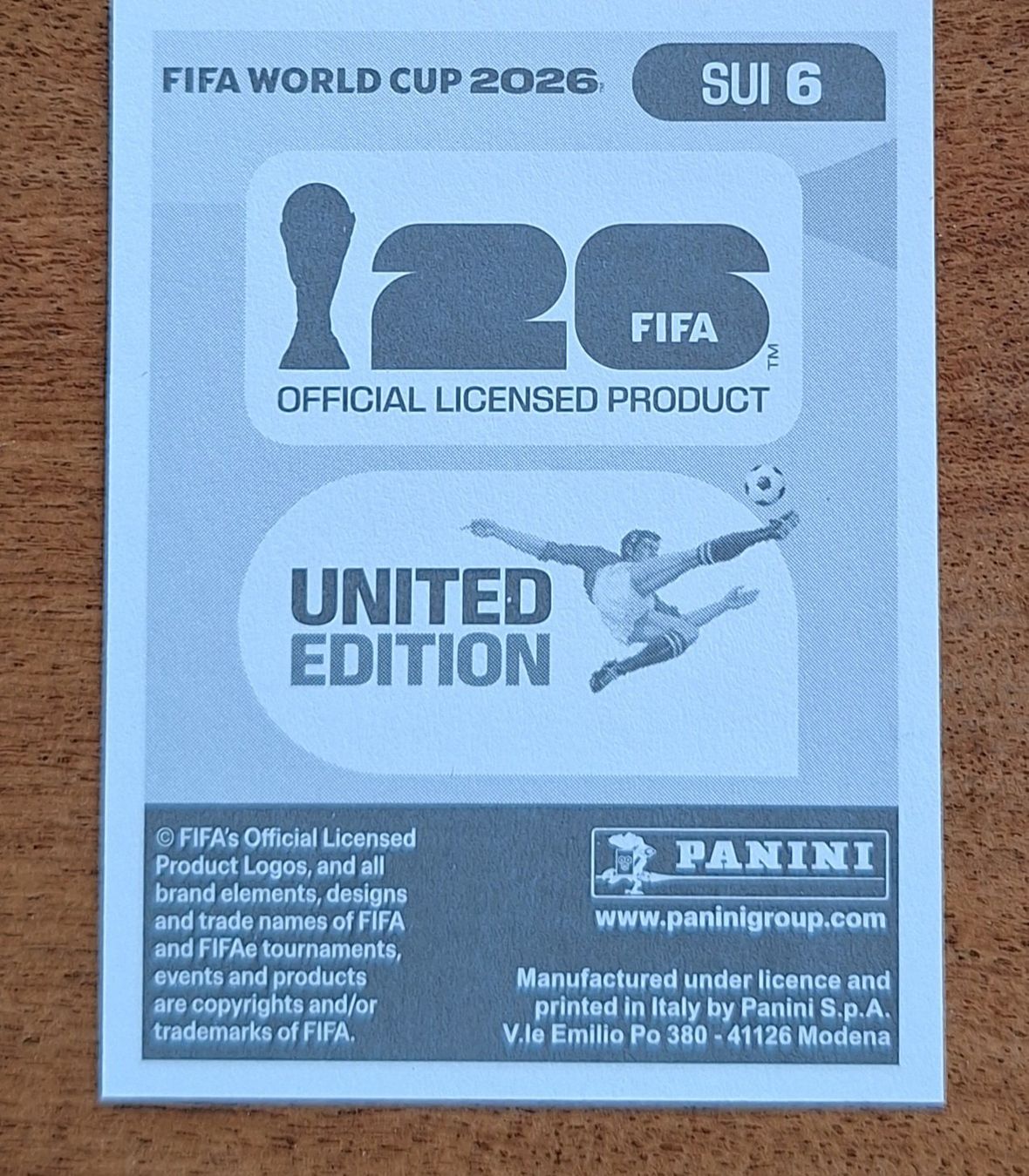 Panini Carte collezionabili: Panini Nico Elvedi SUI 6 – Nuovo (secondo la descrizione) da Romanens venduto da Crocette 1
