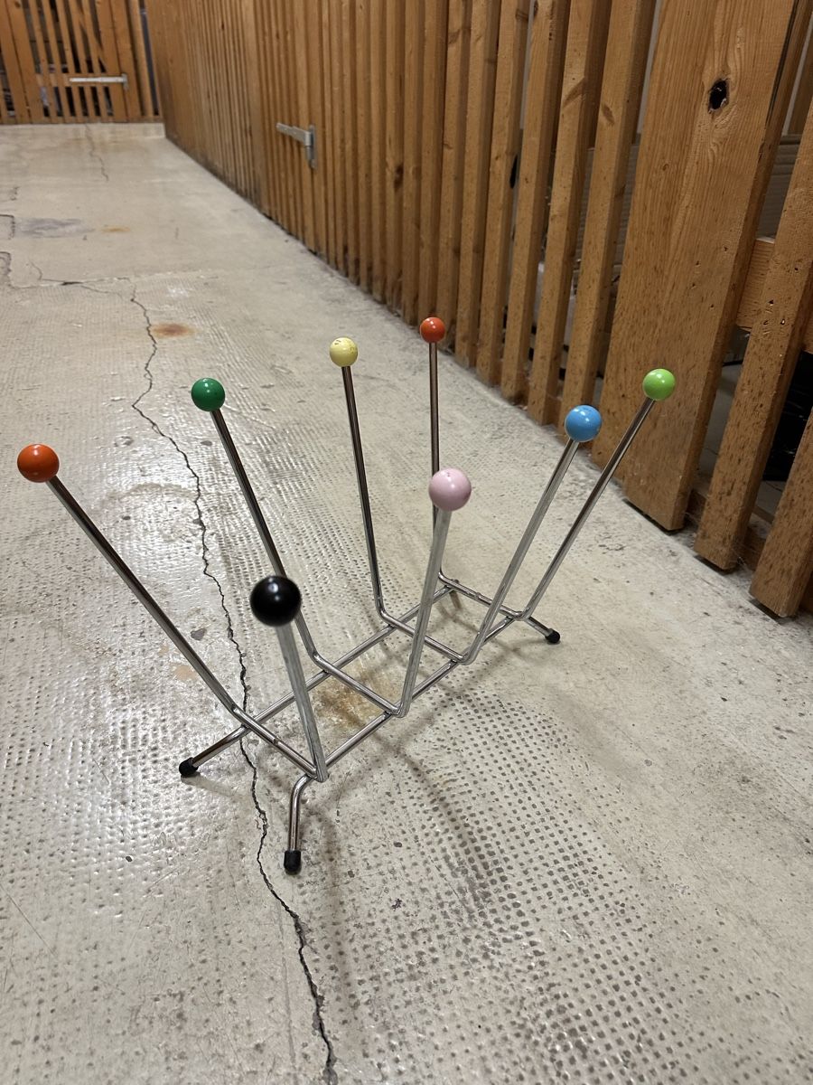 Altro per la casa: Zeitungsständer Sputnik Eames Design bunt 70er – Usato da Basel venduto da luc_j2xz