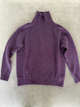Slowear Pullover Lila aus Wolle& Angora, Gr. 34/36