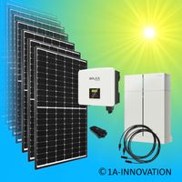 Solaranlage 3700Watt Hybrid Komplettpaket 3,7KW Speicher 3kW