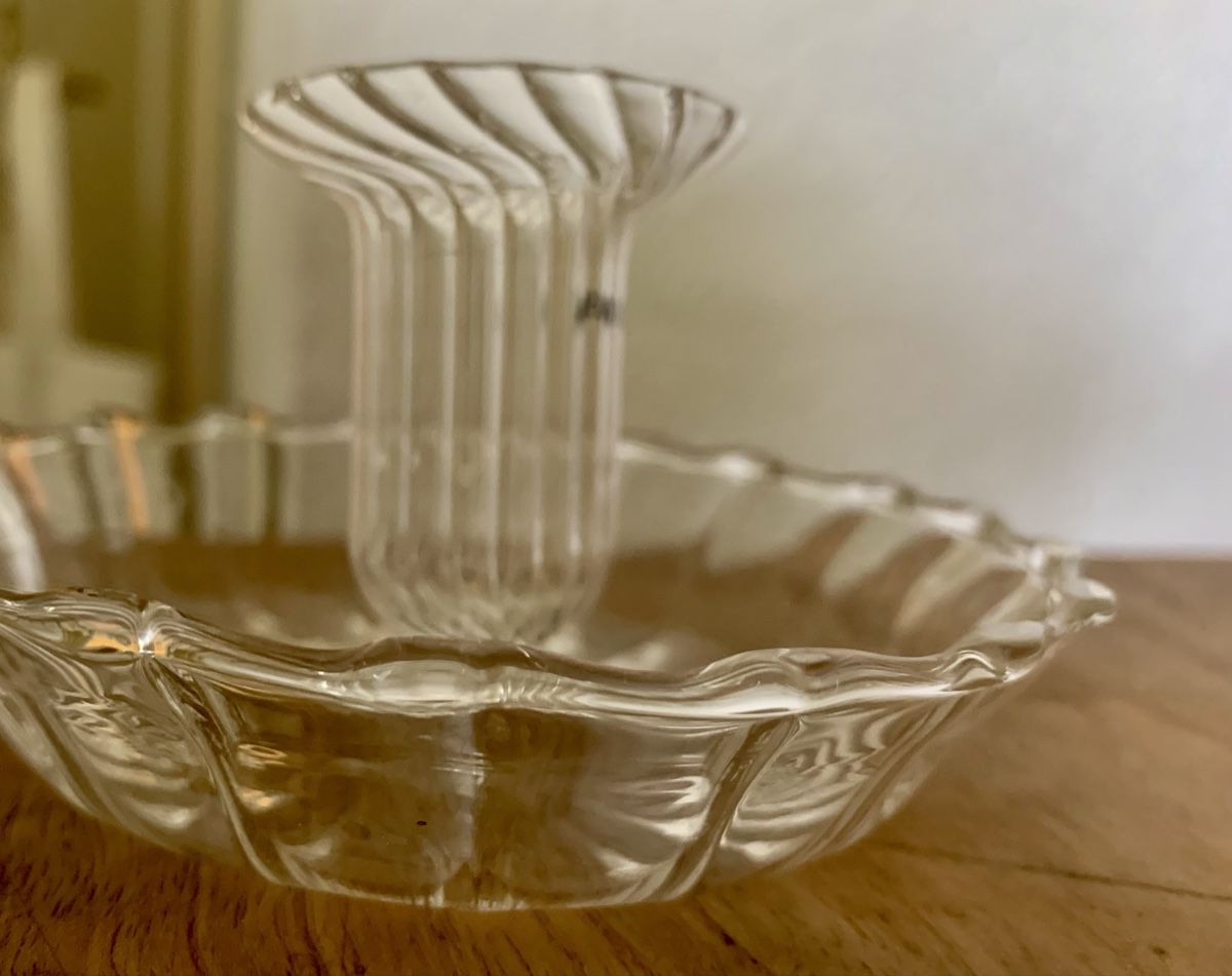 Portacandele: Kerzenständer aus Glas, handmade, neu – Nuovo (secondo la descrizione) da Zürich venduto da p_q7q_nichtraucher 3