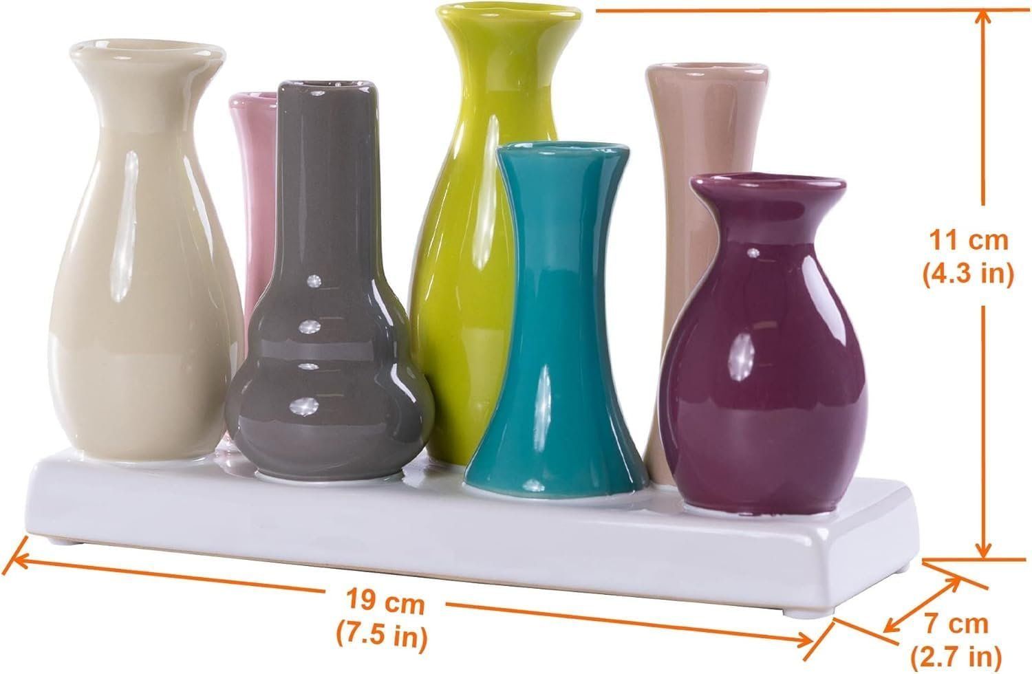 Vasen & Gefässe: kleine Vasen Set - 7 Stück – Neu und originalverpackt aus Nuglar von SaleRitter 2