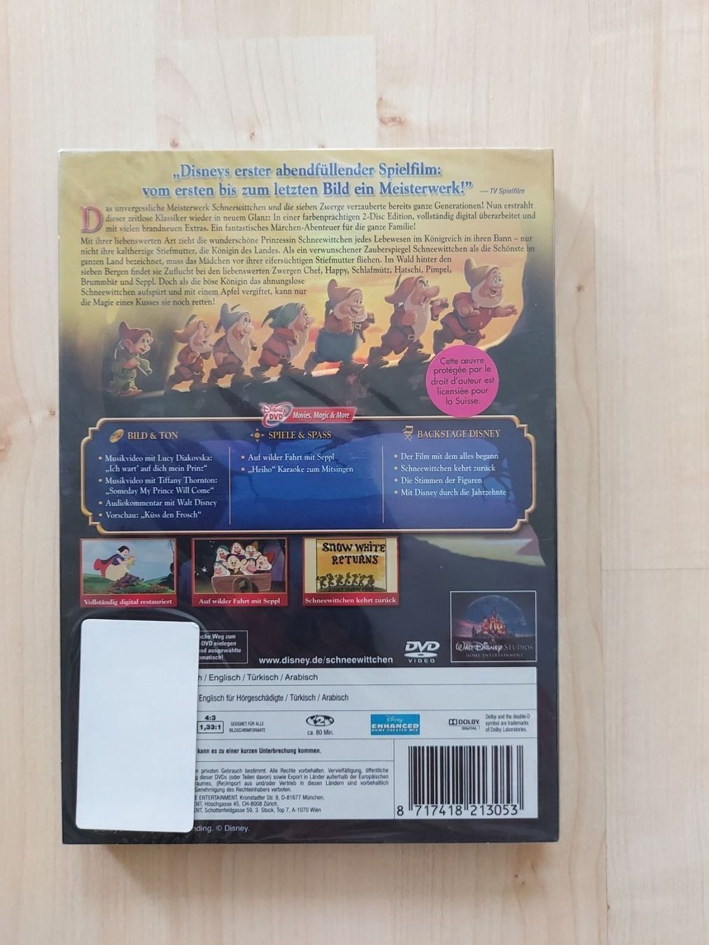 Tutti i DVDs: Schneewittchen 2-Disc  (DVD) OVP – Nuovo e nell'imballaggio originale da Kölliken venduto da arwen6 1