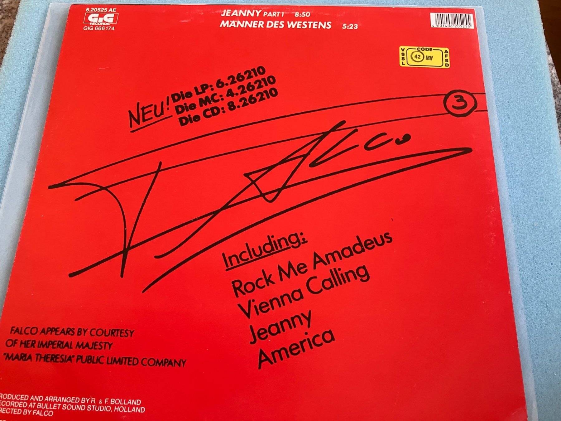 Dischi in vinile: Falco – Usato da Aarwangen venduto da Jukebox3 3