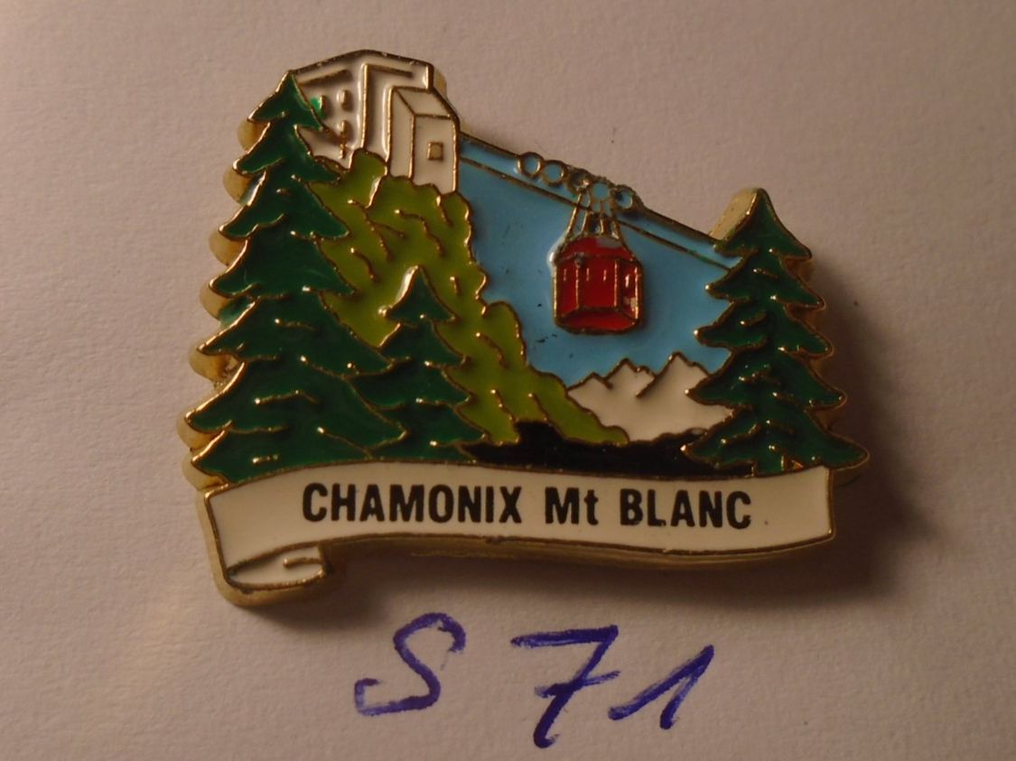 Plaketten & Abzeichen: 1 Chamonix Mont Blanc Pin, (S71) – Gebraucht aus Winterthur von Beli2000