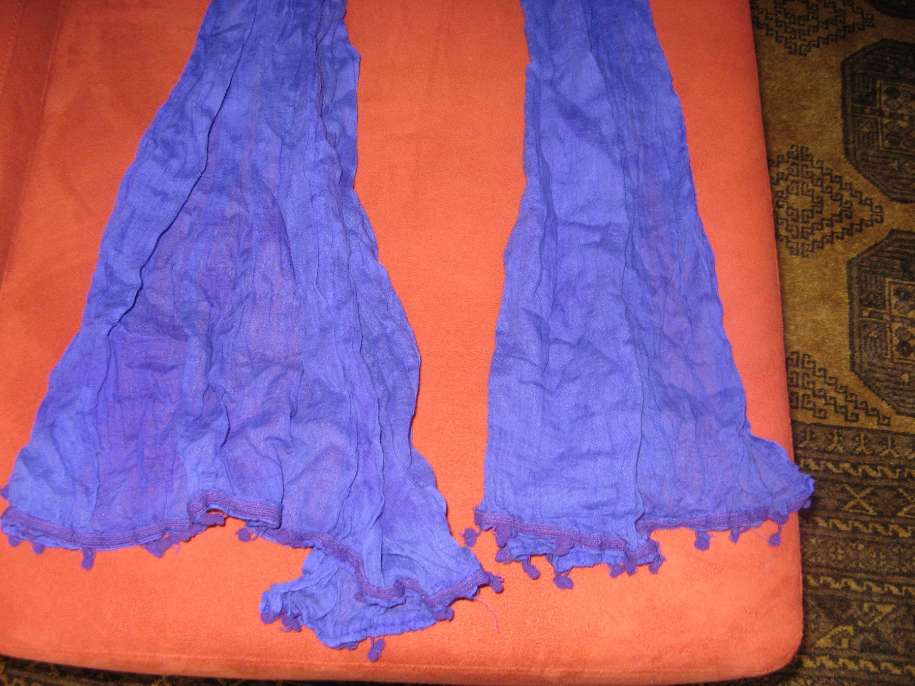 Foulard & Sciarpe: Violetter Schal aus Indien – Nuovo (secondo la descrizione) da Zürich venduto da apil 6