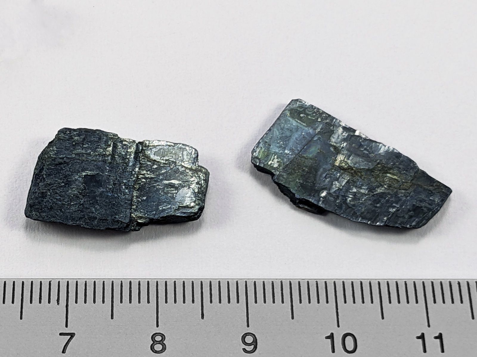 Minerali & Pietre curative: Vivianit Rohsteine 2Stk. ca.21mm – Nuovo e nell'imballaggio originale da Meilen venduto da StoneGarden 1